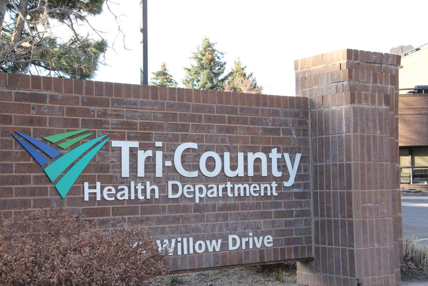 Outside Tri-County Health Department’s administrative office in Greenwood Village. The agency serves more than 1.5 million people in Adams, Arapahoe and Douglas counties.